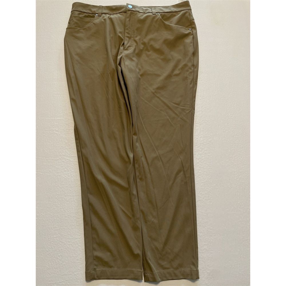 VRST 38 x 30 Light Brown Men's Limitless‎ 5 Pocket Slim Fit Pants MAX200445